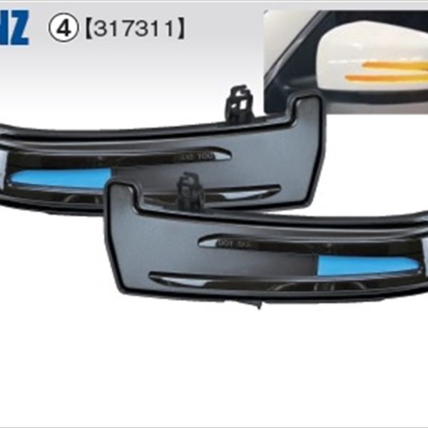 ベンツのカスタム・流れるウィンカー取付け／純正交換タイプの紹介